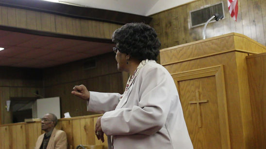 Sis. Sadie Hill shares church history